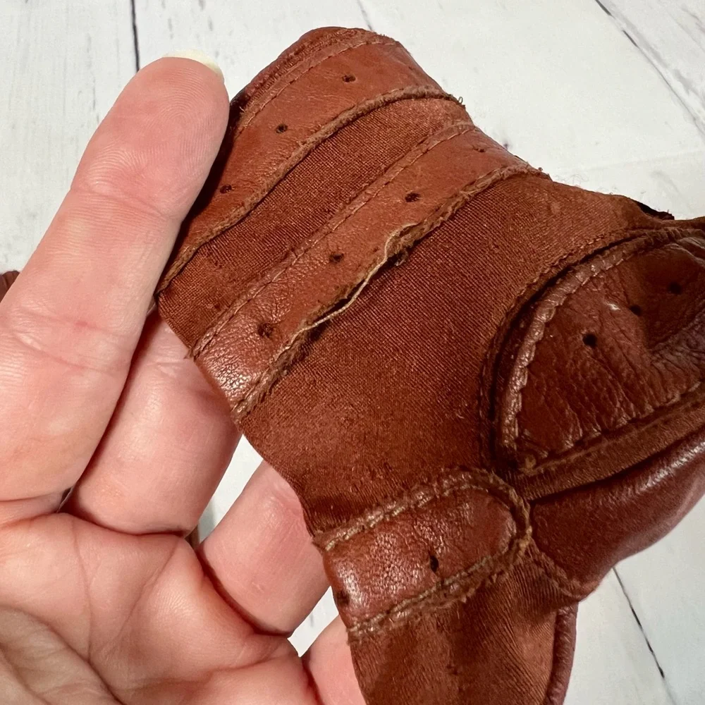 Vintage Isotoner Leather Driving Gloves - Picture 12 of 14